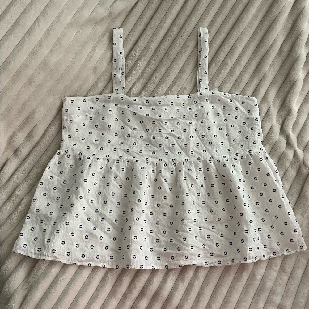 LOFT Clip Peplum Cami • Size 16
